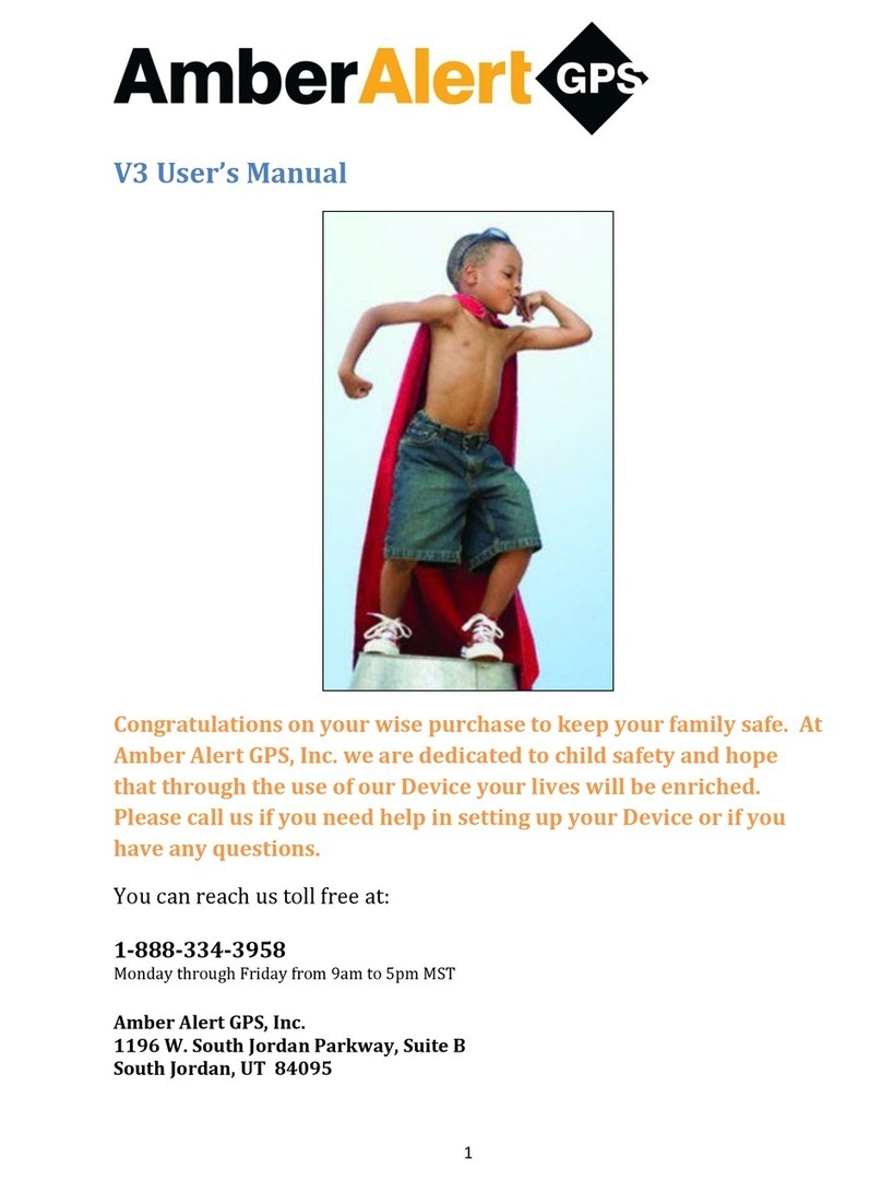 Amber Alert GPS GPS tracker device user manual