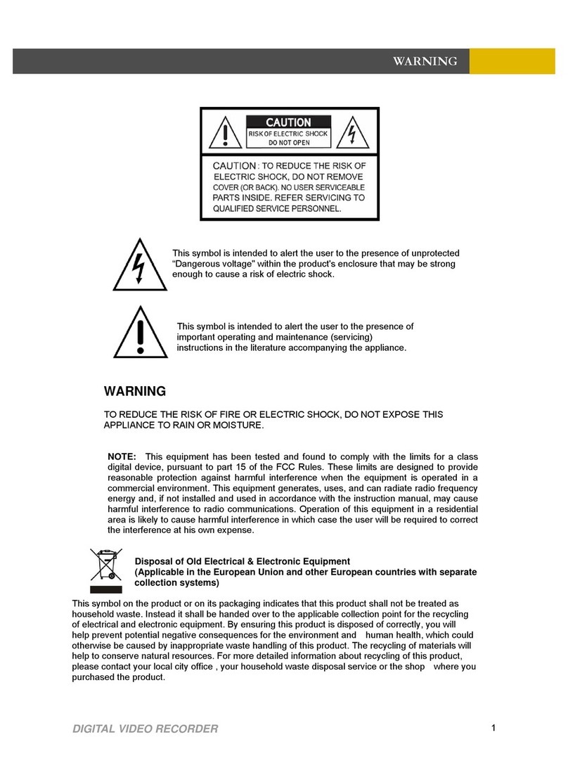 RHINO DIGITAL VIDEO RECORDER user manual