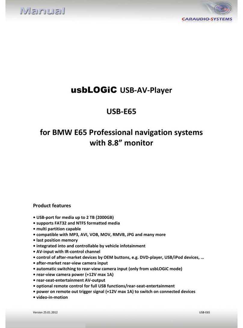 Caraudio-Systems usbLOGiC User manual