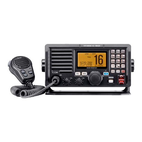 Icom IC-M601 User manual
