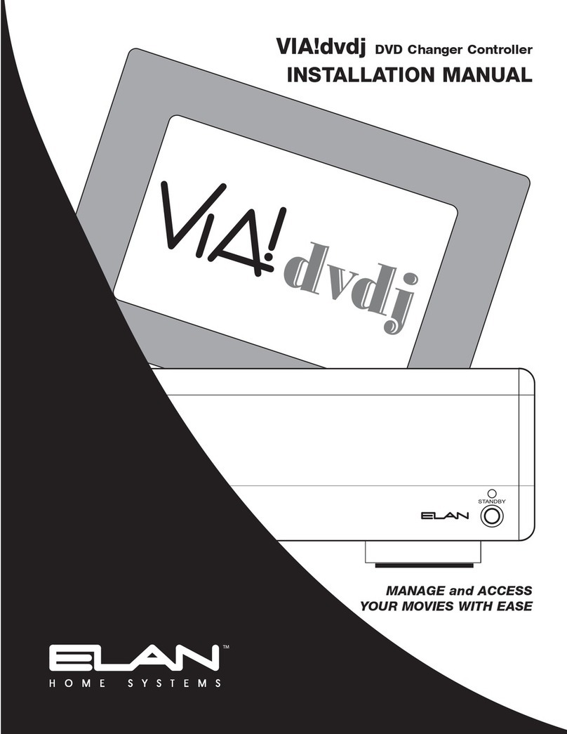 Elan Via! dvdj User manual