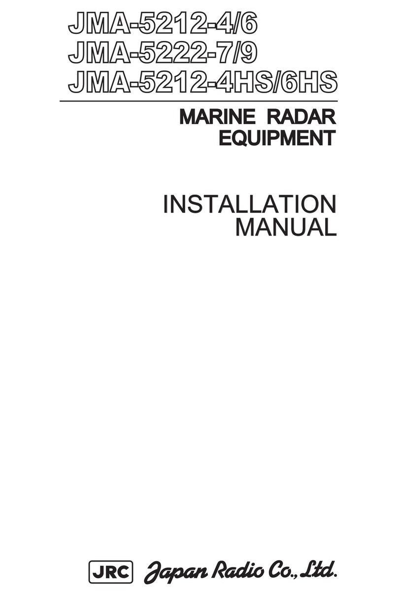 JRC JMA-5212-4 installation manual