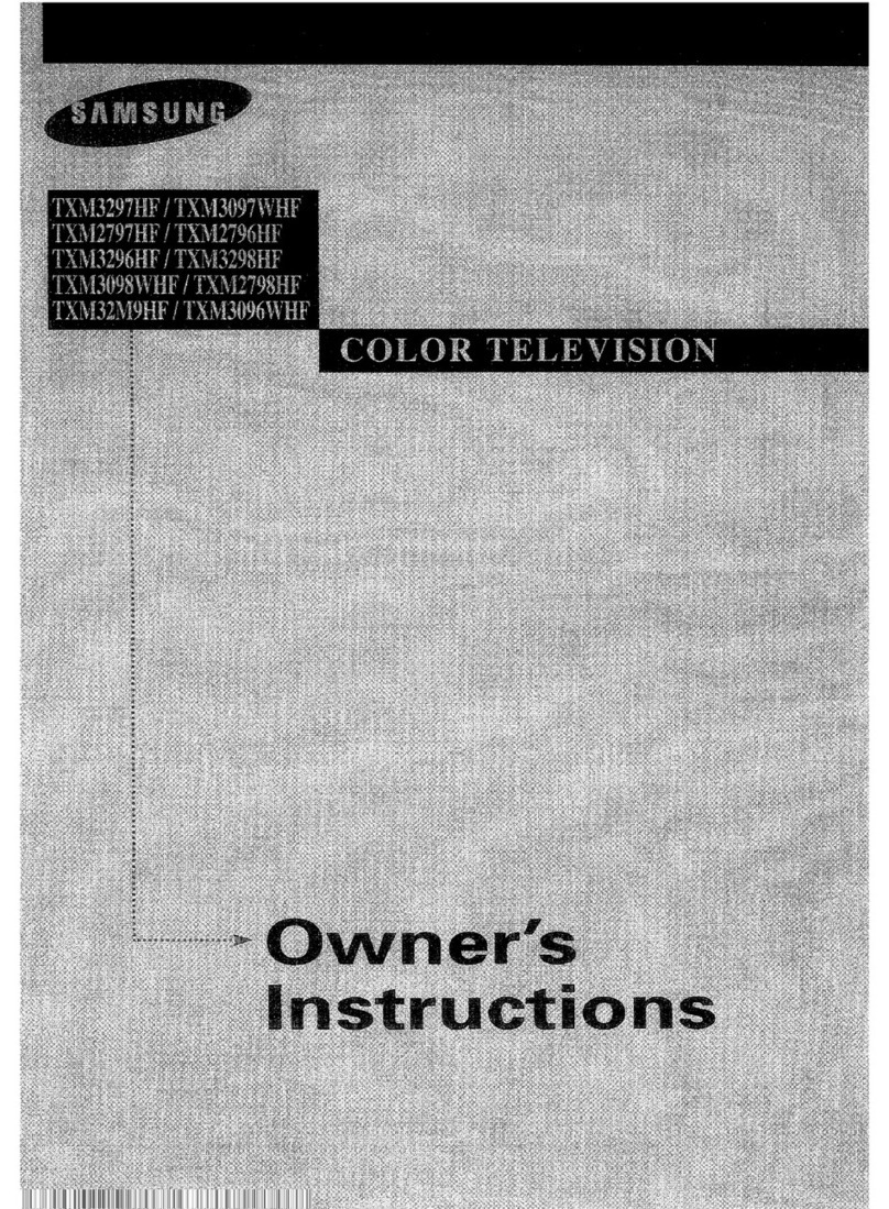 Samsung TXM3297HF User manual Samsung TXM3297HF User manual