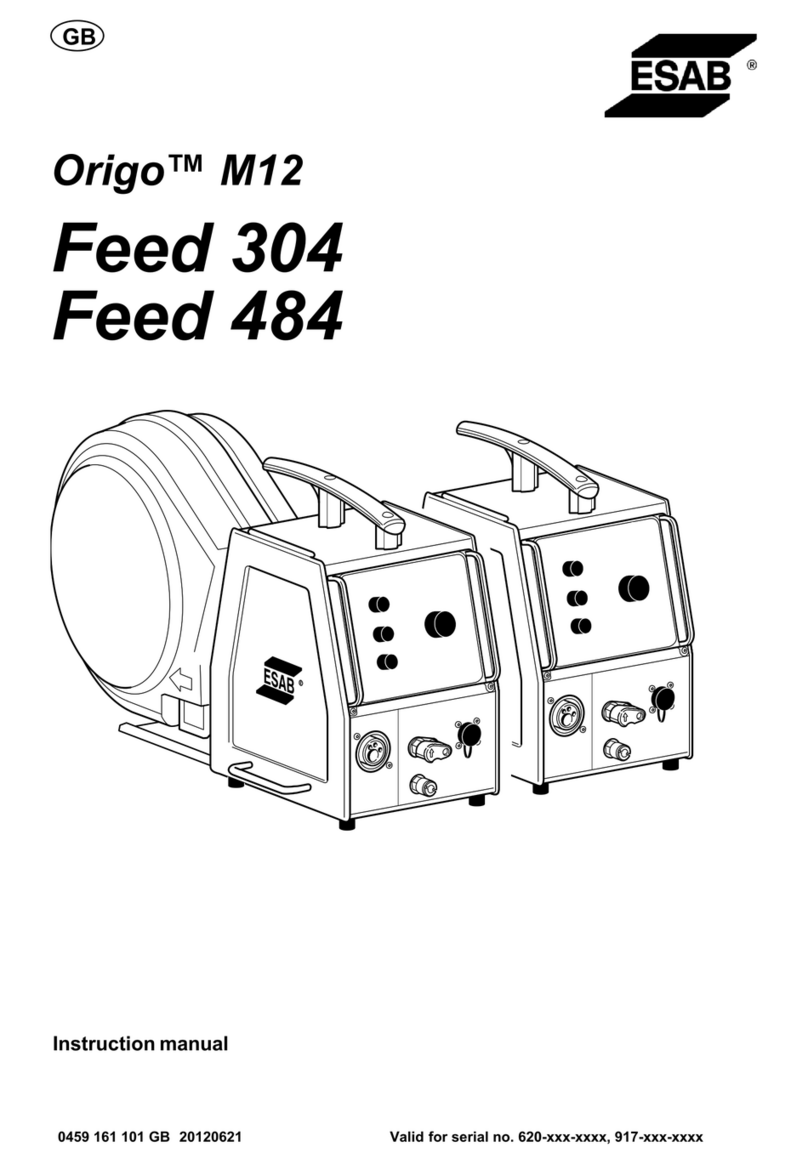 ESAB Origo M 12 Feed 304 User manual