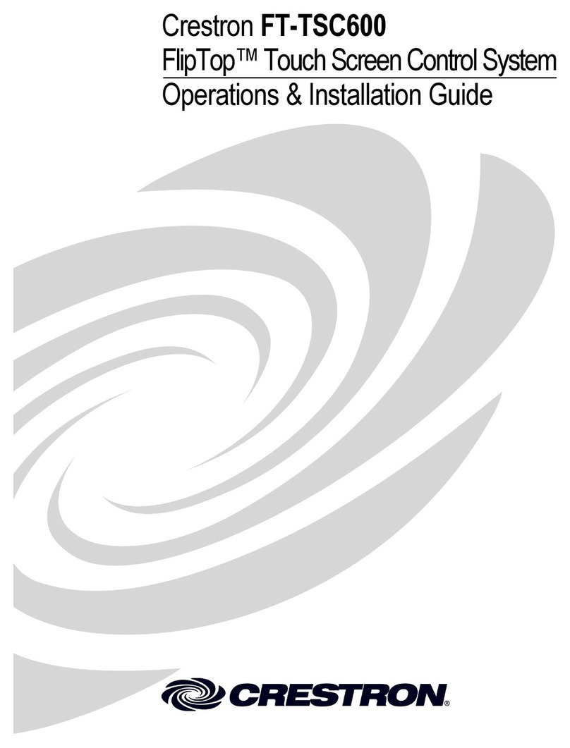 Crestron FT-TSC600 FlipTop How to use