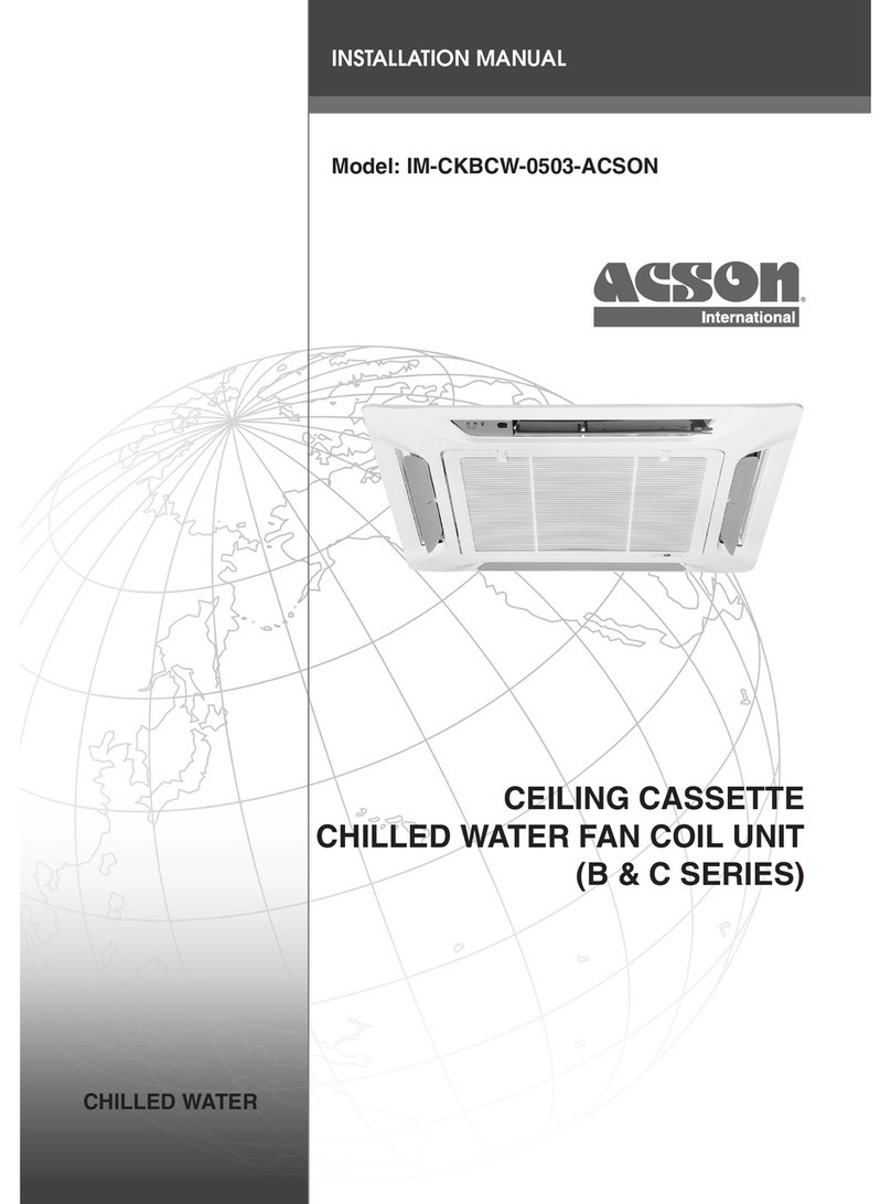 Acson IM-CKBCW-0503-ACSON User manual