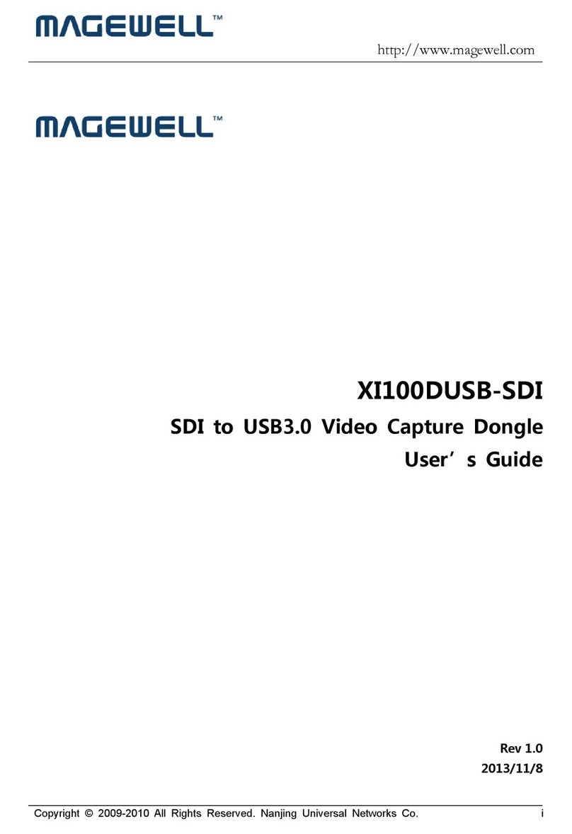 Magewell XI100DUSB-SDI user guide