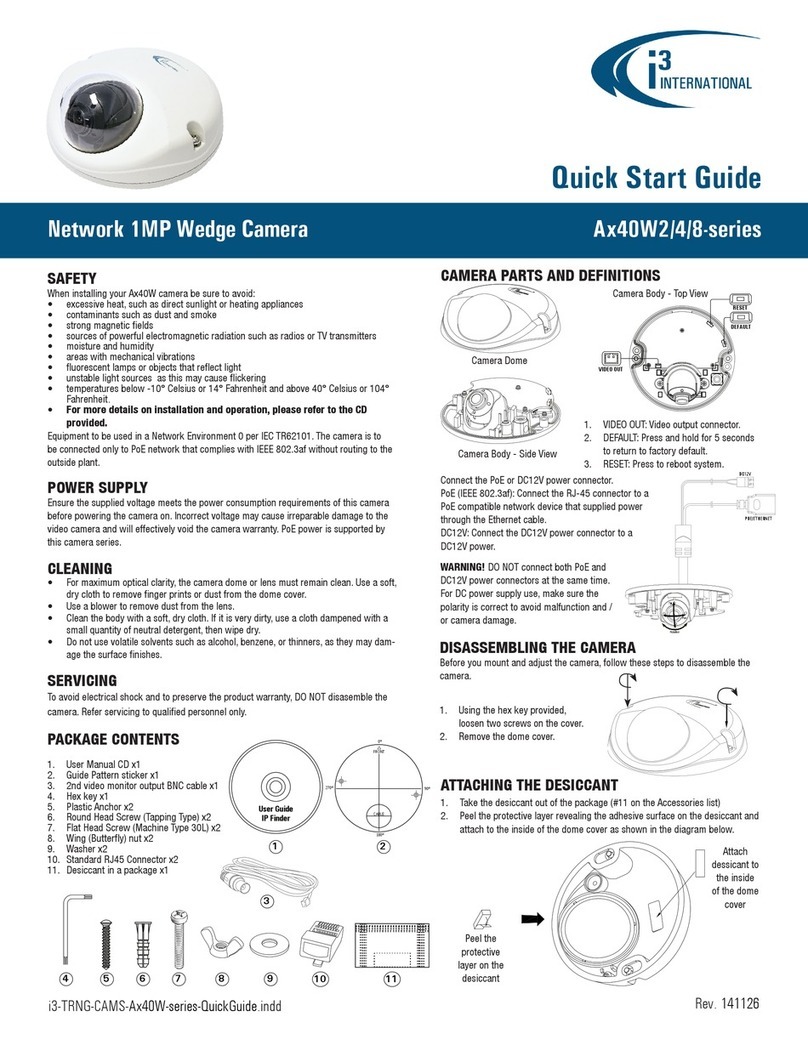 i3 International Ax40W2 series User manual