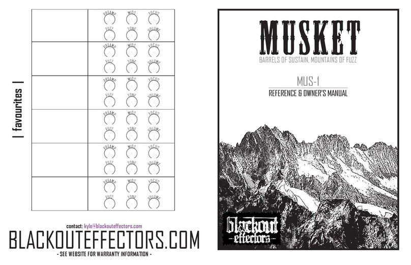 Musket MUS-1 User manual