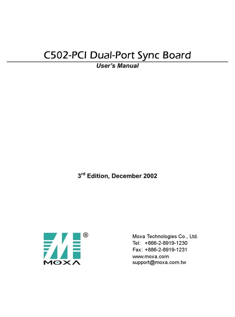 Moxa Technologies C502 User manual