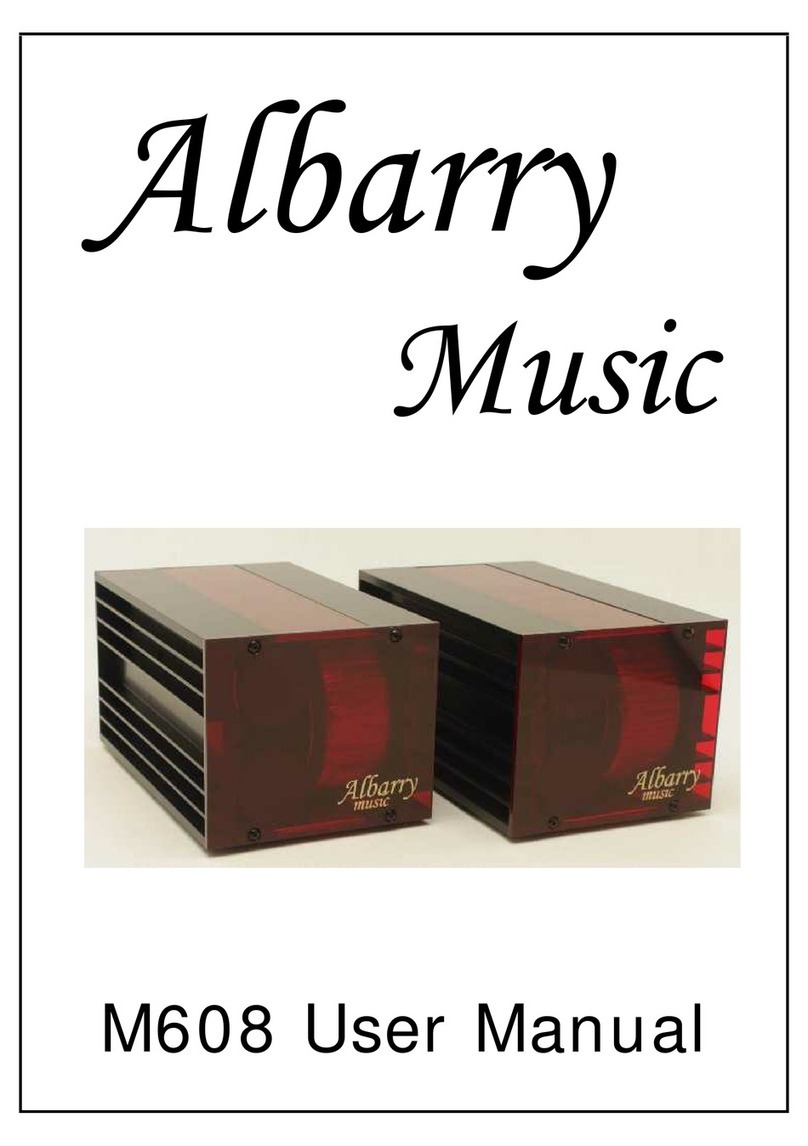 Albarry Music M608 User manual