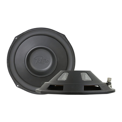 RetroSound R-TW82 owner's manual