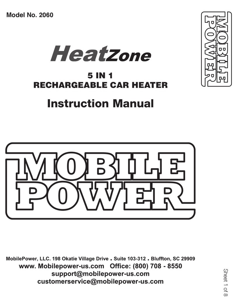 Mobile Power HeatZone 2060 instruction manual