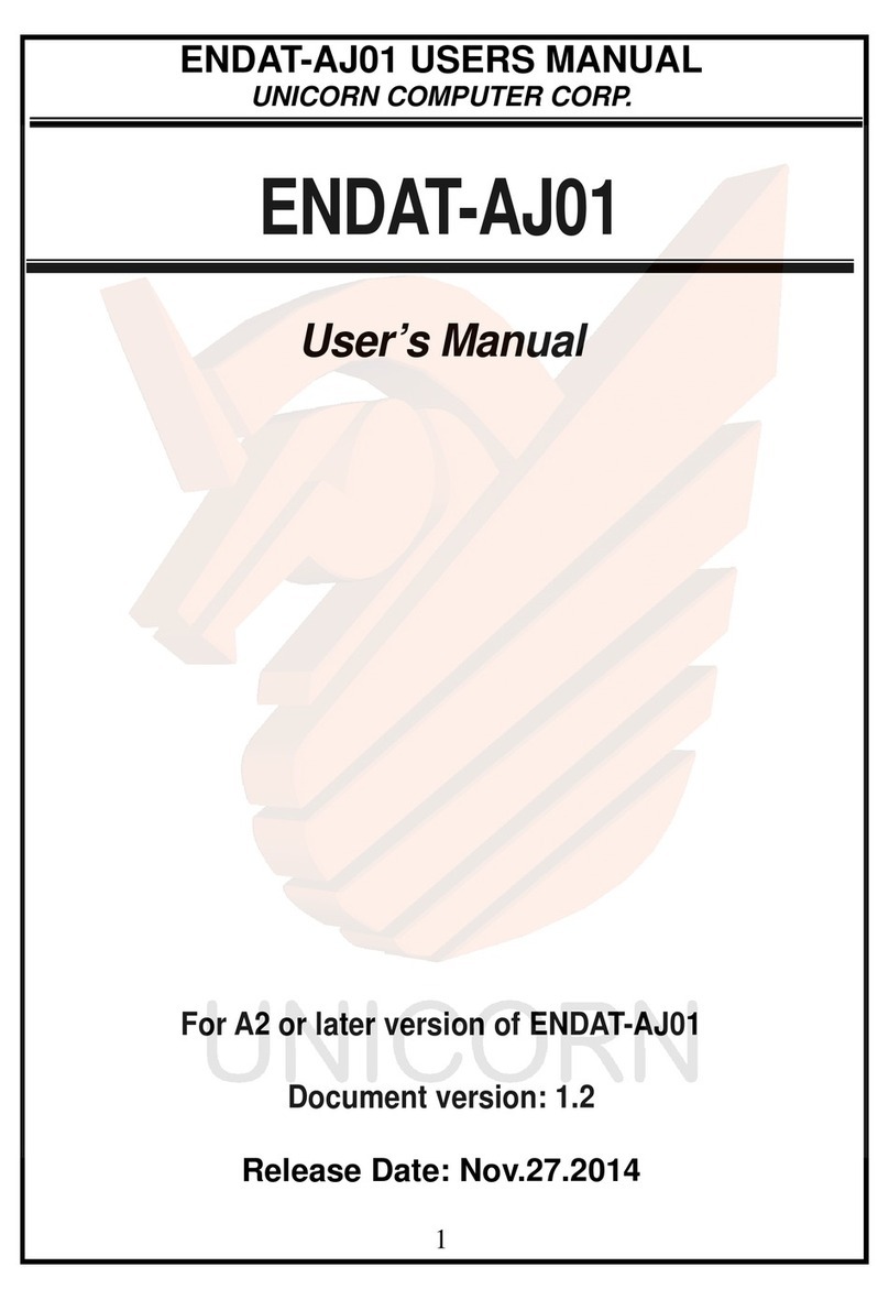 Unicorn Computer ENDAT-AJ01 User manual Unicorn Computer ENDAT-AJ01 User manual
