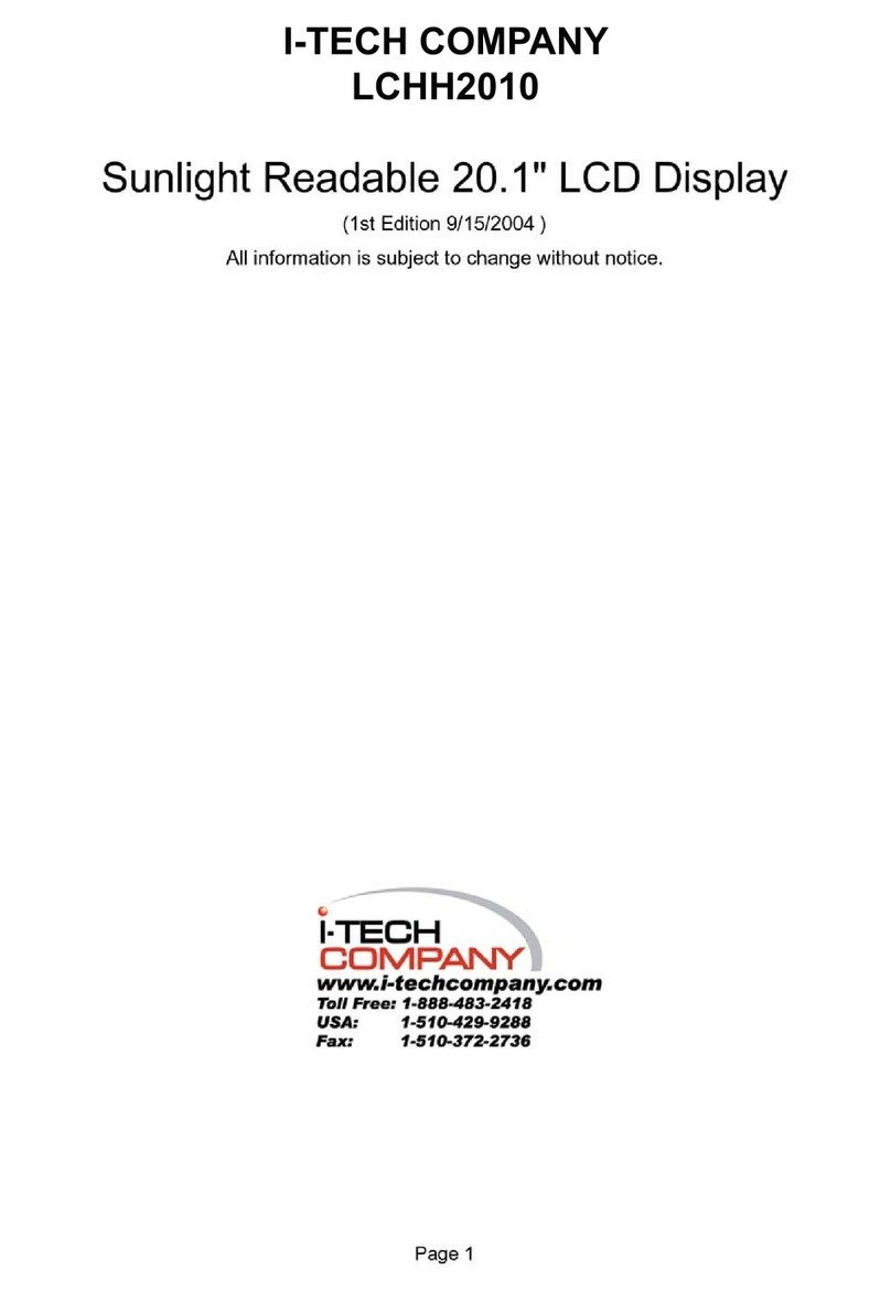 I-Tech LCHH2010 User manual