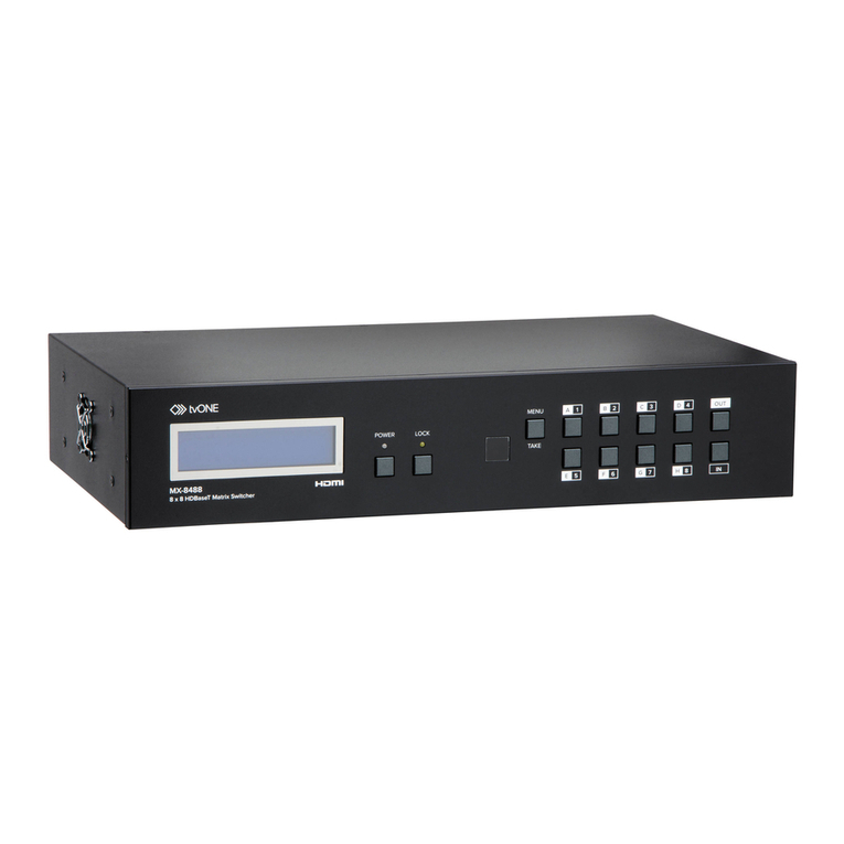 TV One MX-8488 instruction manual