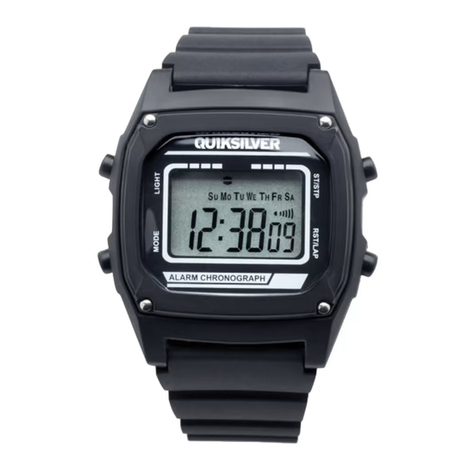 Quicksilver ALARM CHRONOGRAPH MODULE User manual