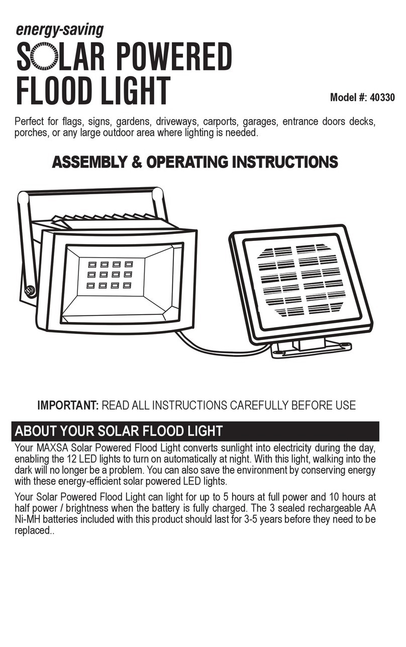 MAXSA 40330 Assembly & operating instructions MAXSA 40330 Assembly & operating instructions