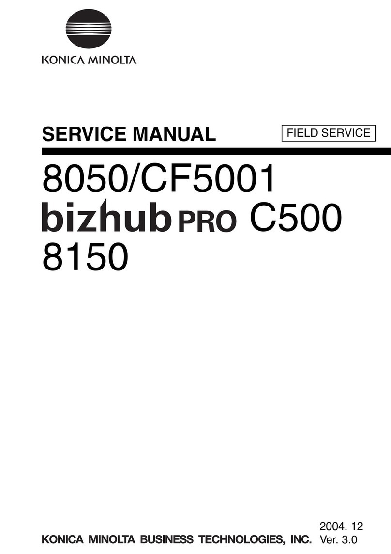 Konica Minolta 8050 User manual