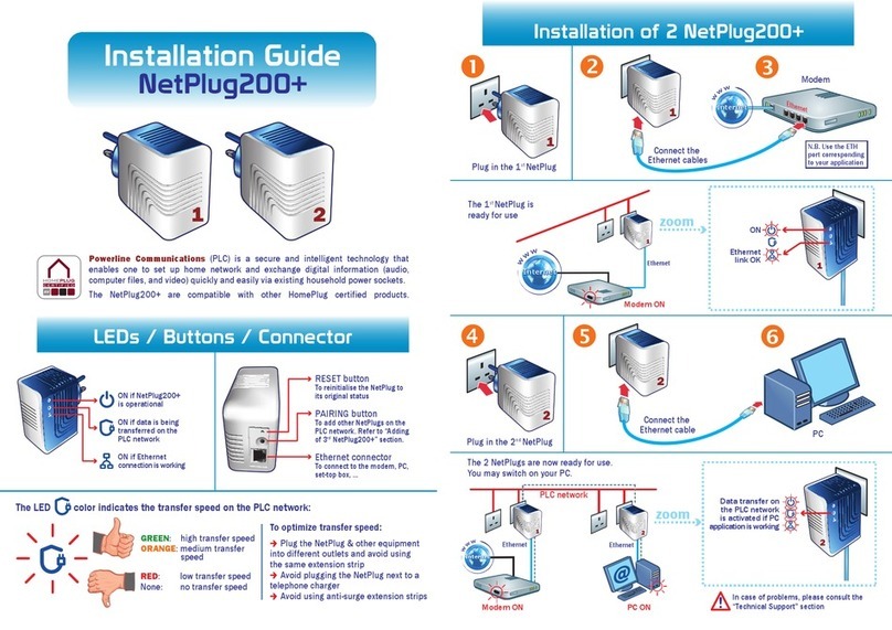 Lea NetPlug200+ installation manual