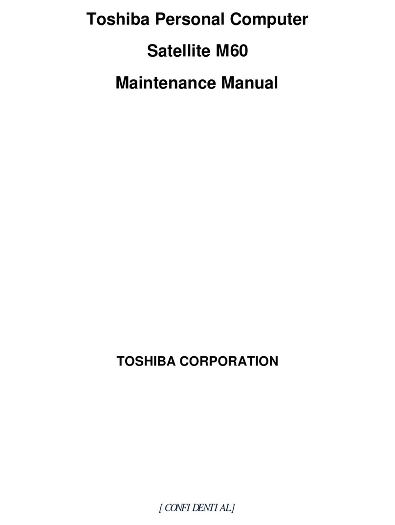 Toshiba Satellite M60 User manual