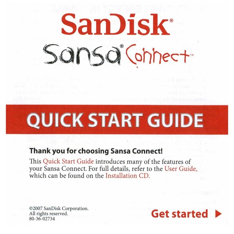 SanDisk Sansa Connect user guide