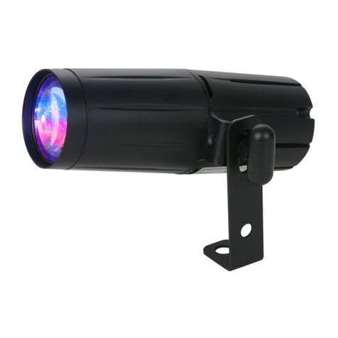 ADJ PINSPOT LED QUAD DMX User manual