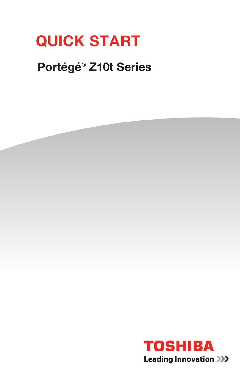 Toshiba Portege Z10t User manual