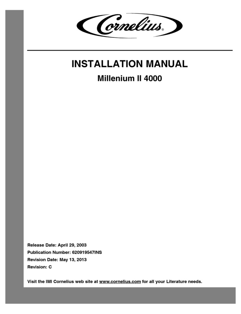 Cornelius Millenium II 4000 User manual