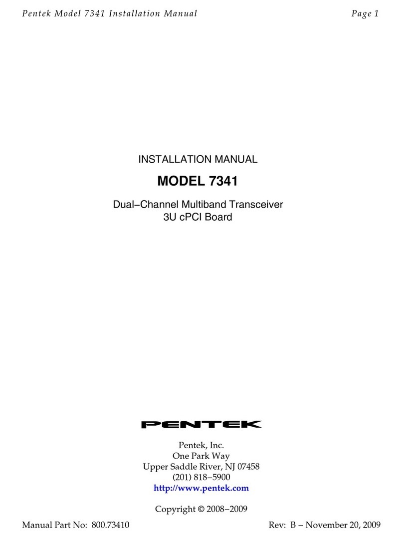Pentek 7341 installation manual
