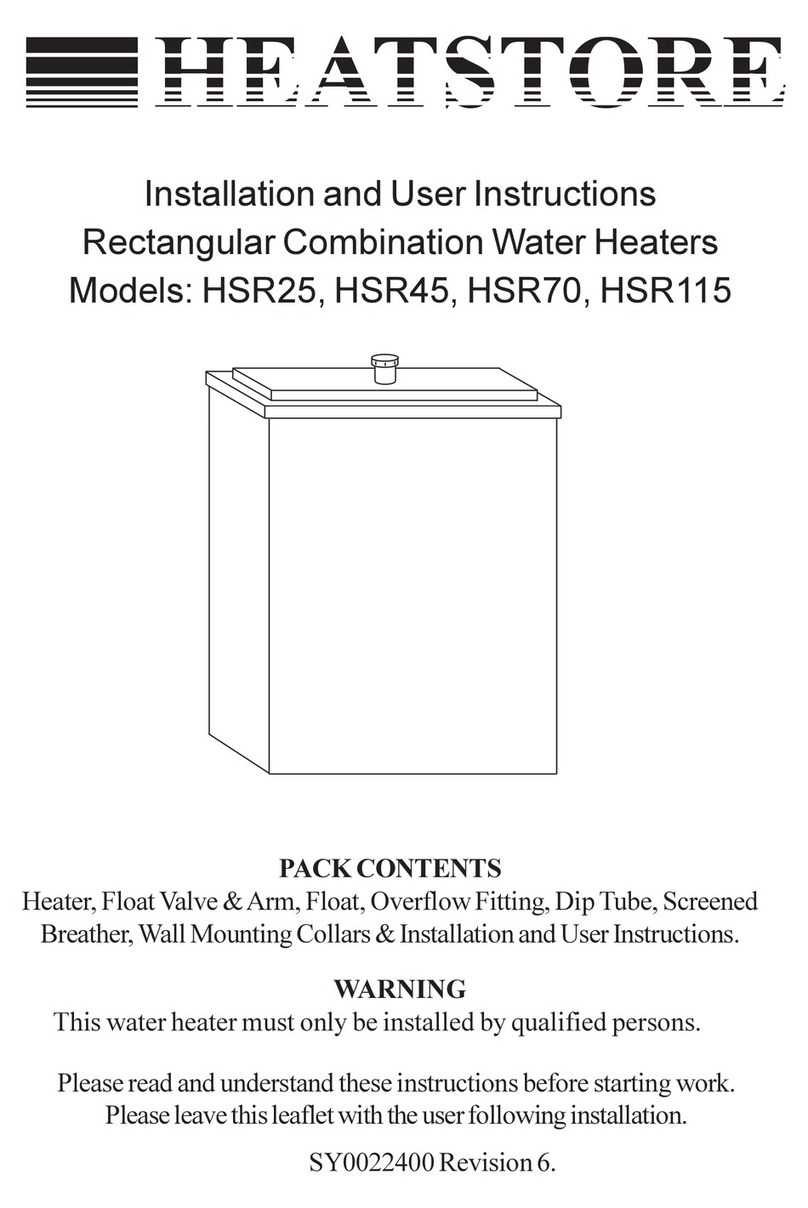 Heatstore HSR25 User instructions