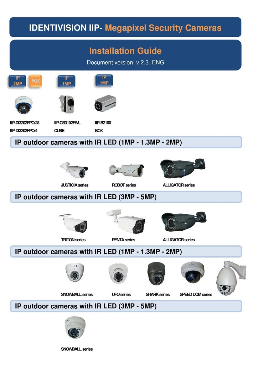 IDENTIVISION IIP IIP-L3100F installation guide