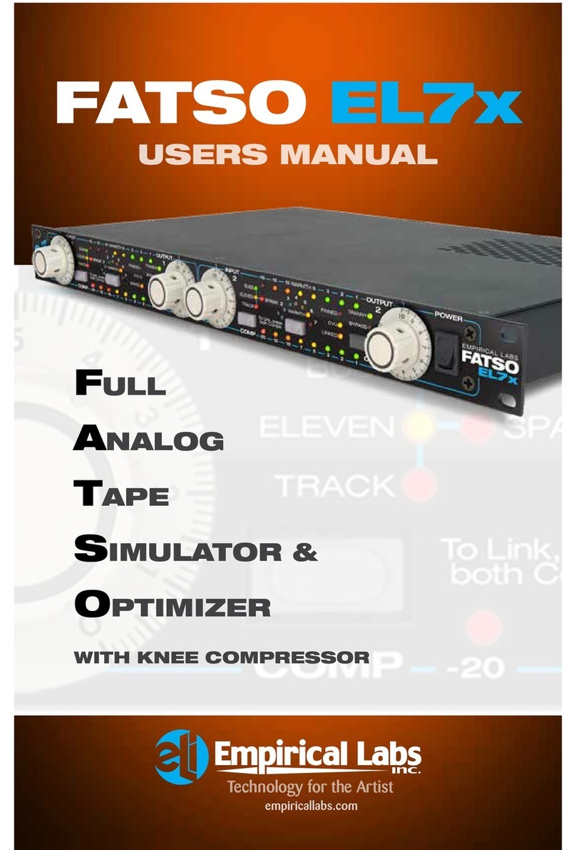 Empirical Labs Fatso EL7x user manual