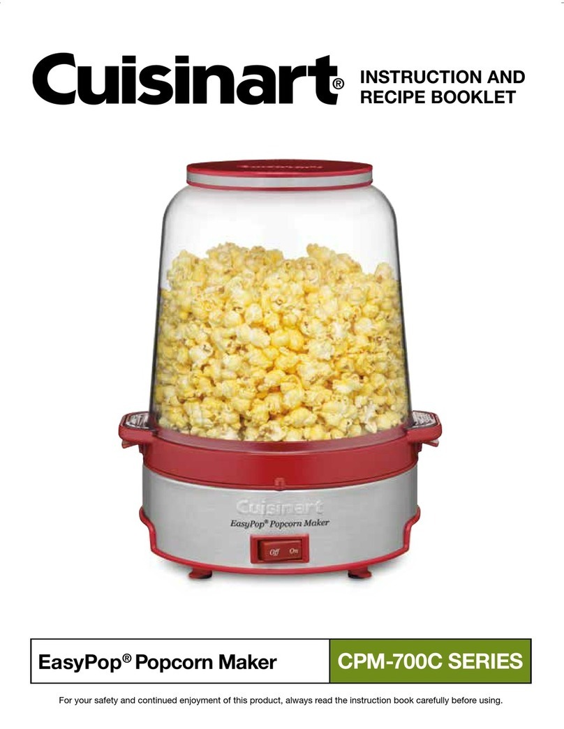 Cuisinart CPM-700C SERIES INSTRUCTION AND RECIPE BOOKLET