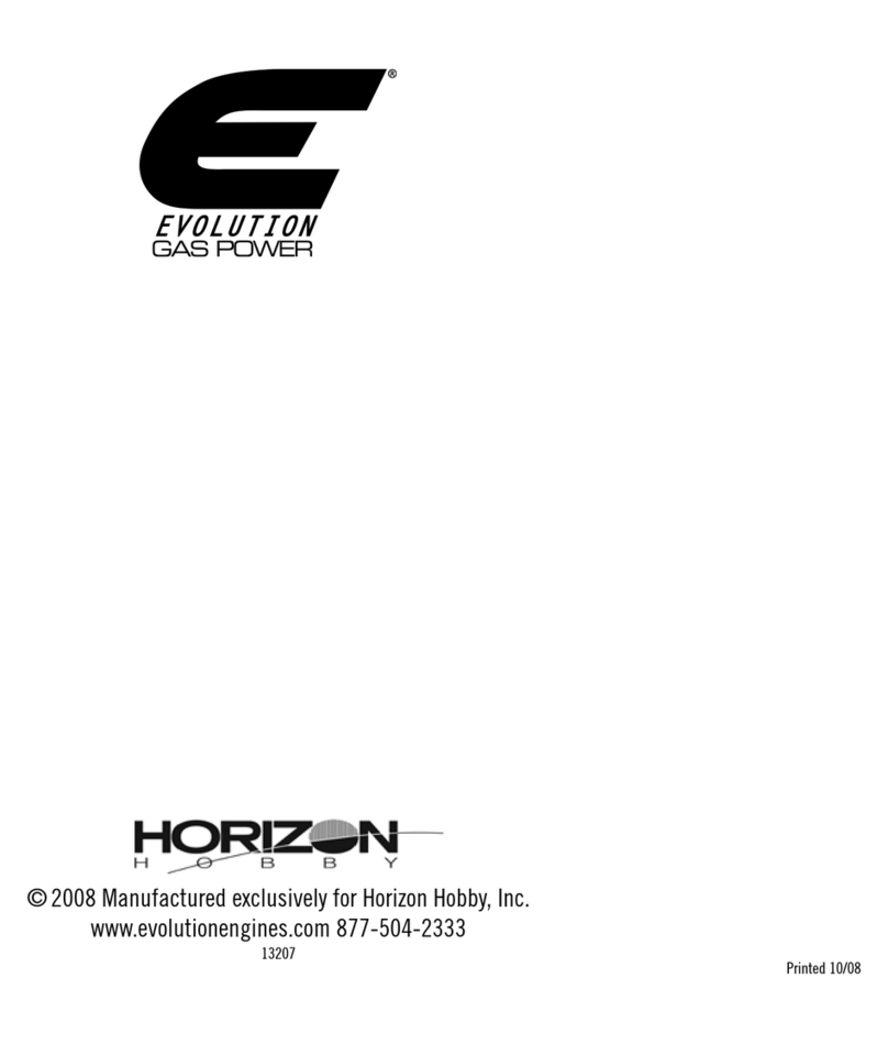 Horizon Hobby Evolution 152GX User manual