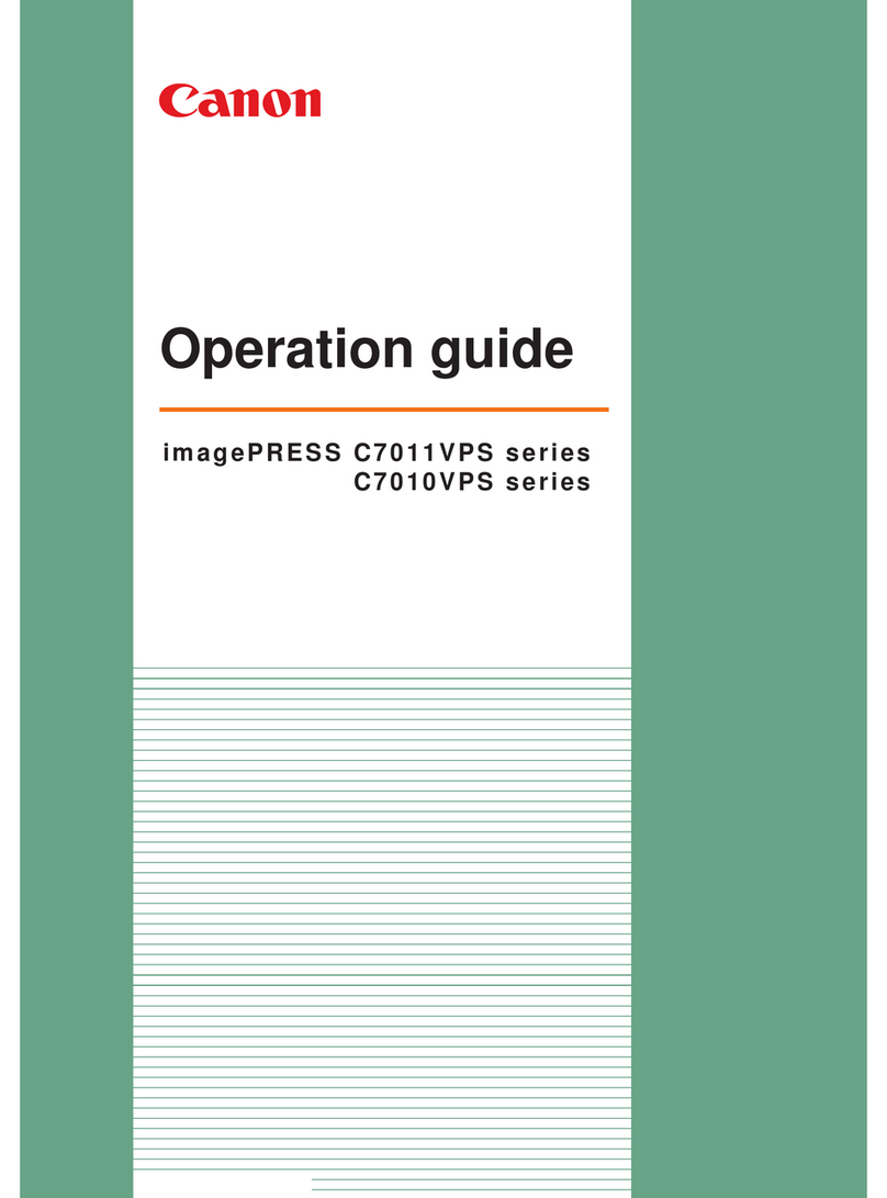 Canon imagePRESS C7011VPS series User manual