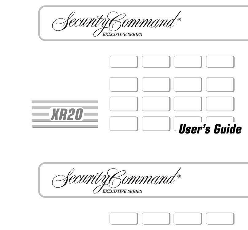 Security Command XR20 Executive Series user guide