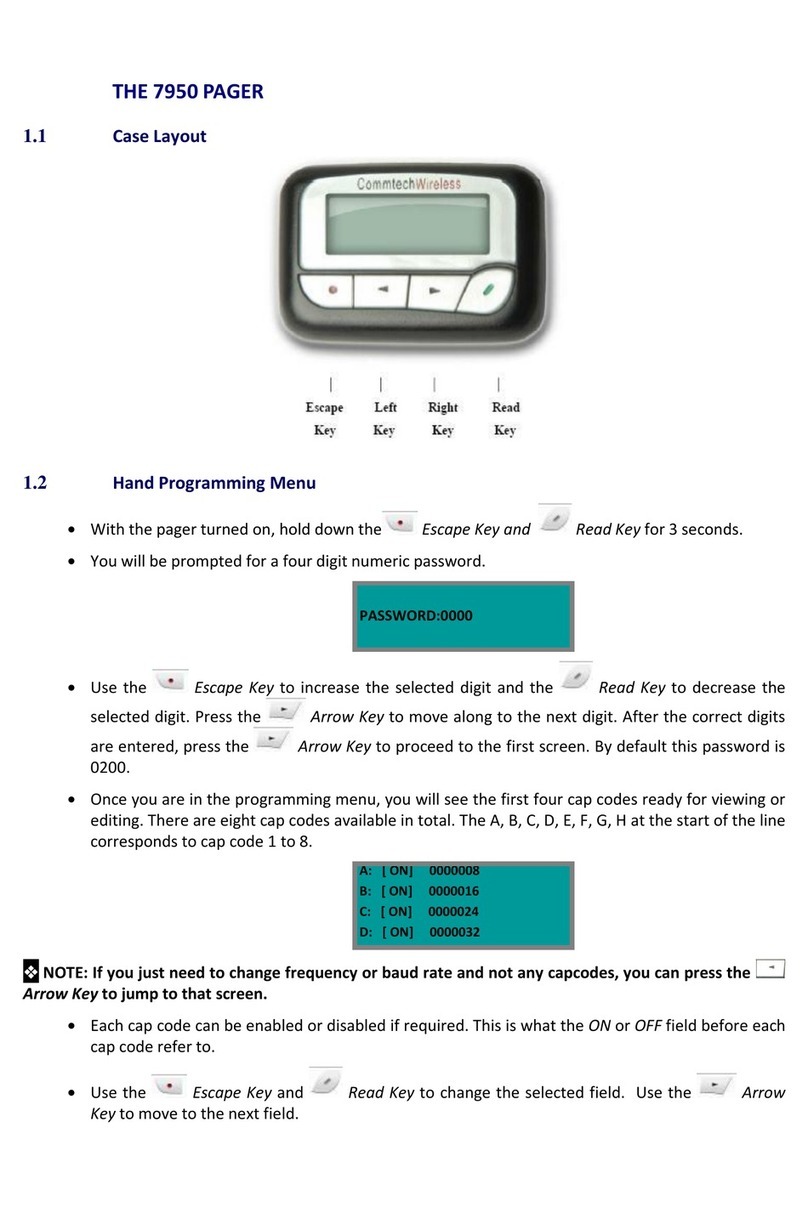 commtech wireless 7950 quick guide
