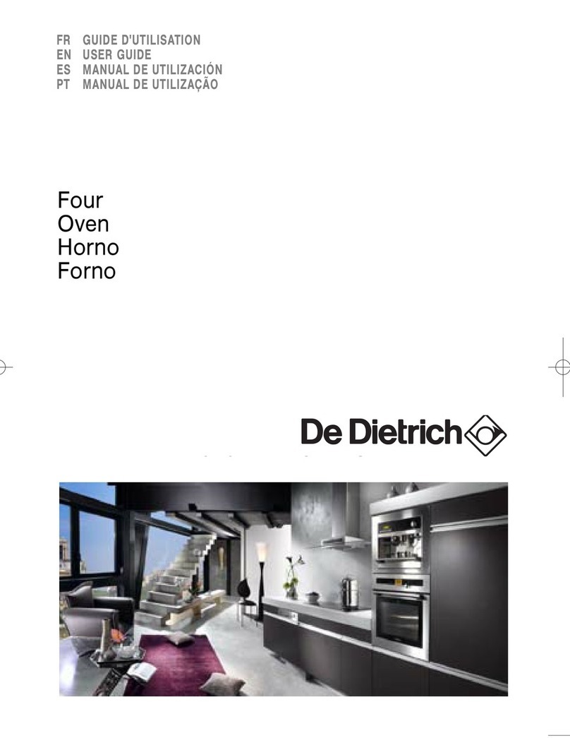 DeDietrich Oven user guide