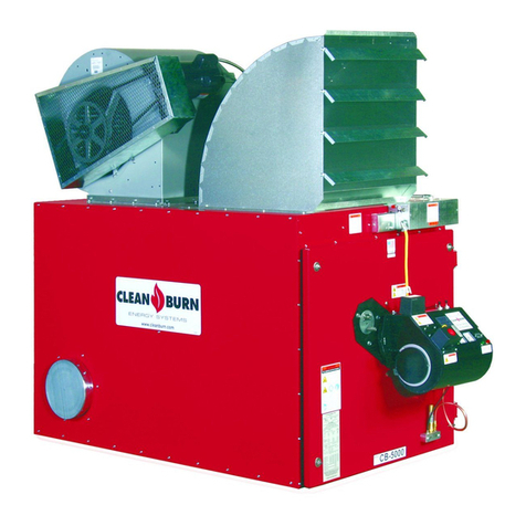 Cleanburn CB-3500 series Operator's manual