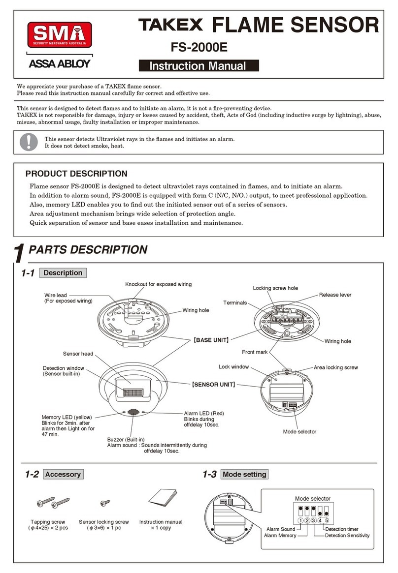 Takex FS-2000E instruction manual