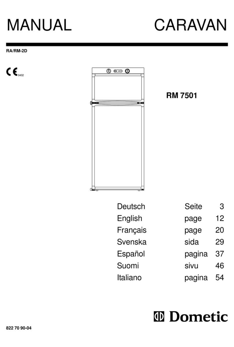Dometic Caravan RM 7501 User manual