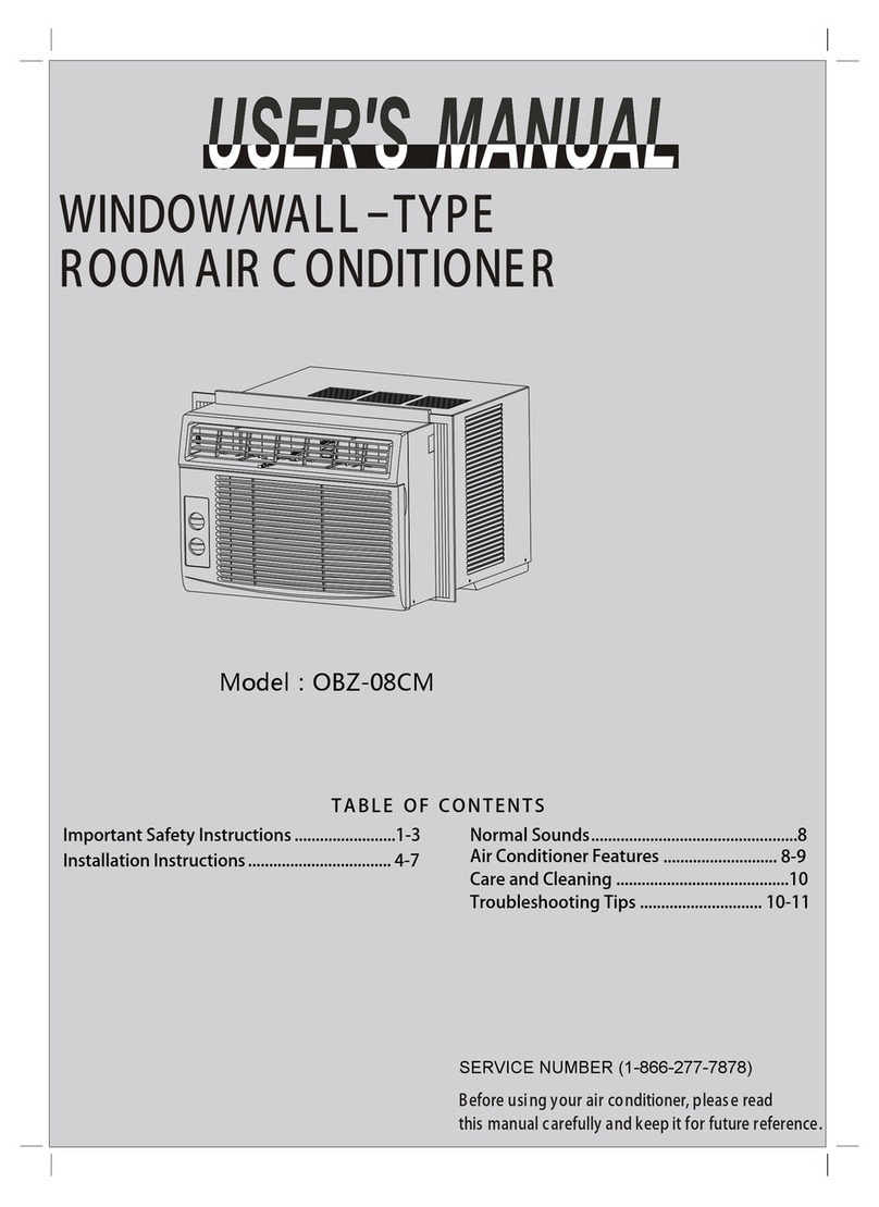 Ocean Breeze OBZ-08CM User manual