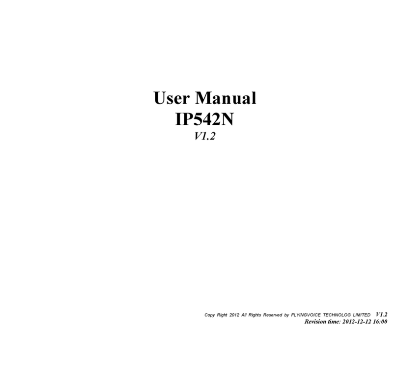 Flying Voice Technology IP542N user manual