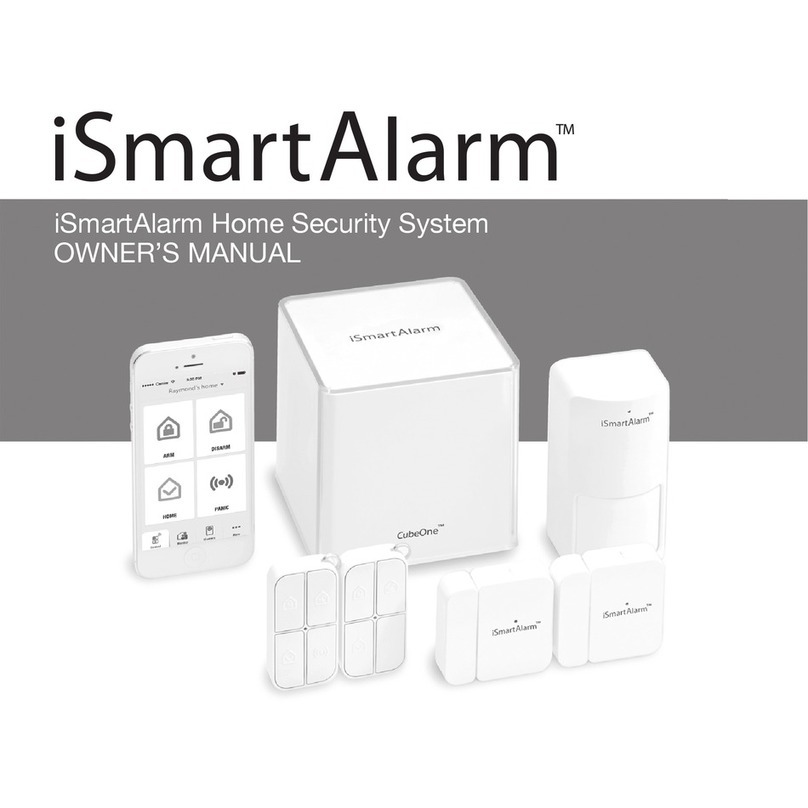 iSmartAlarm Home Security System owner's manual