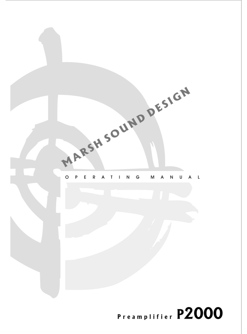 Marsh P2000 operating manual