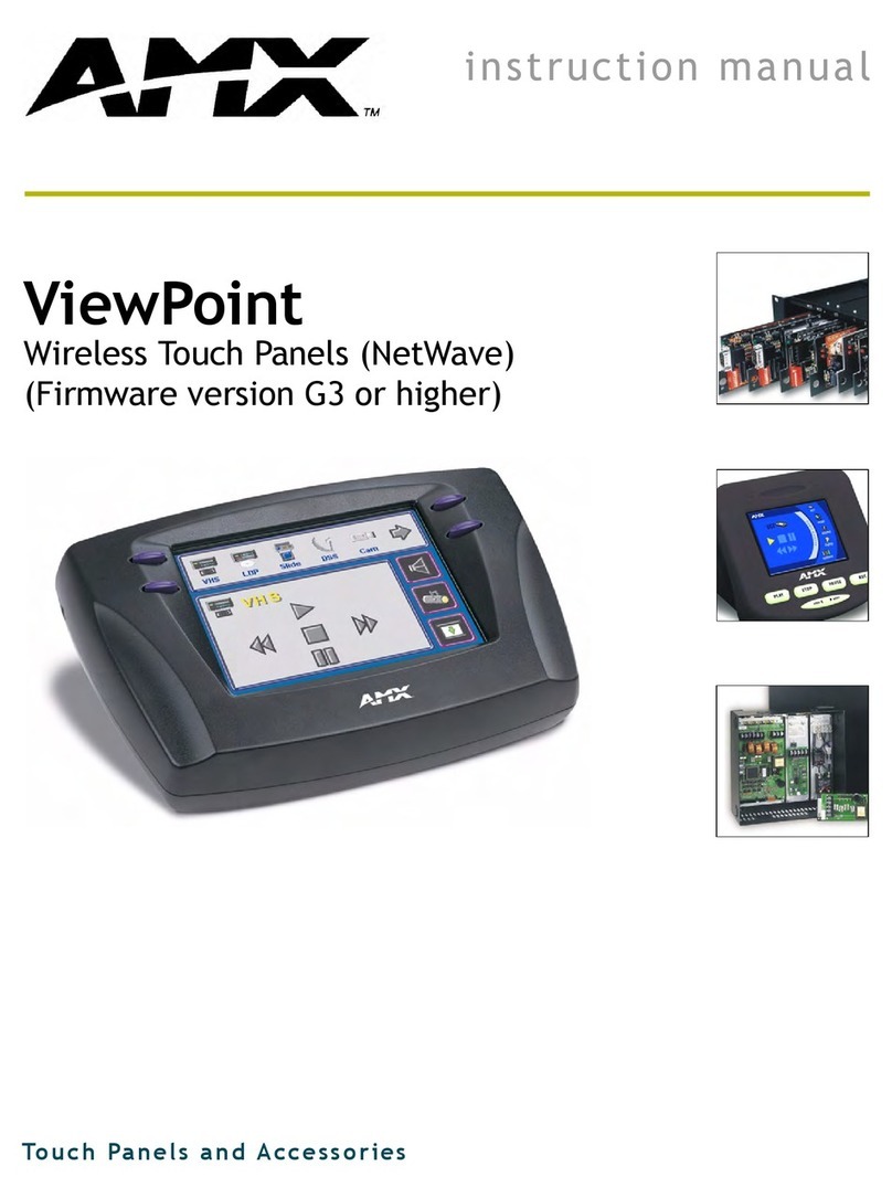 AMX ViewPoint User manual AMX ViewPoint User manual