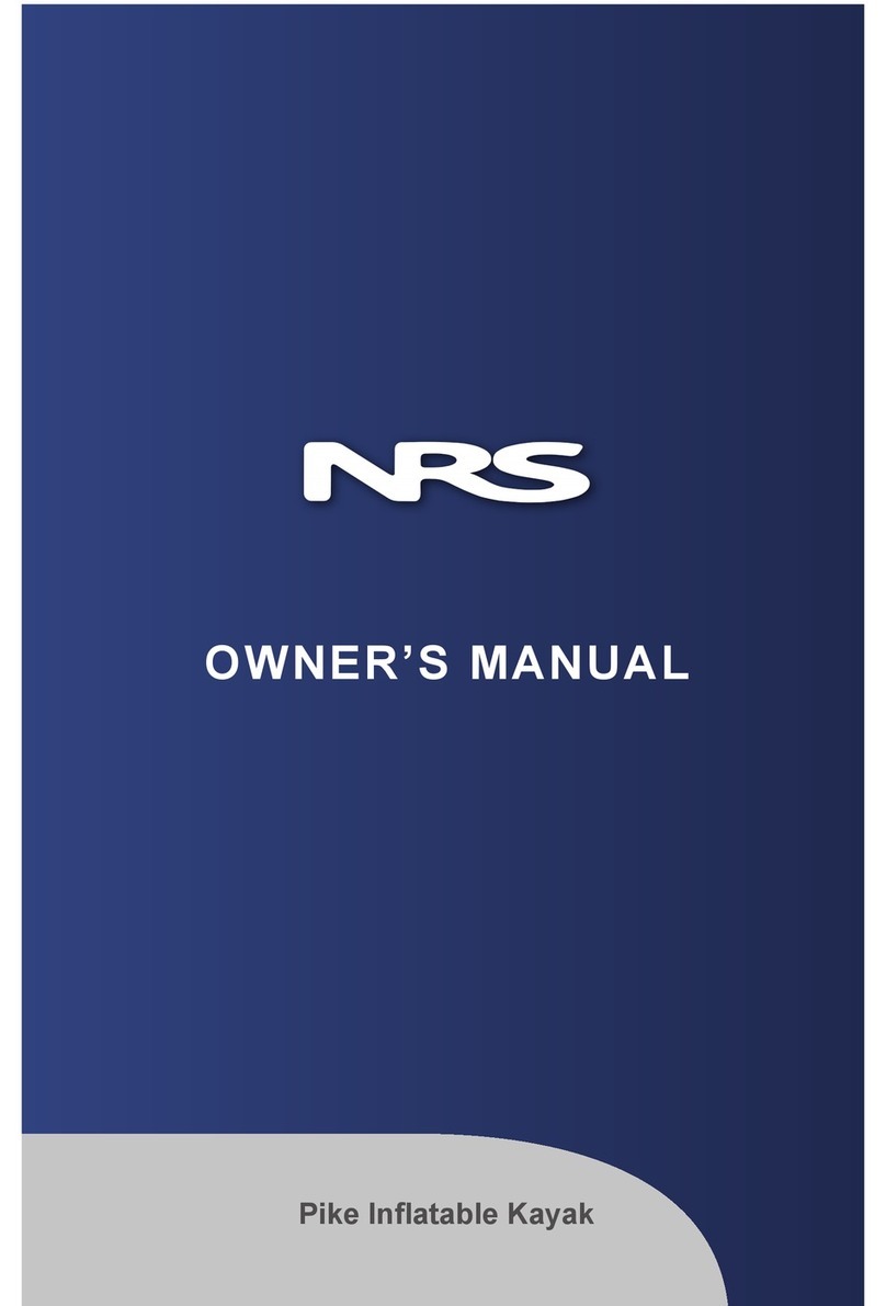 NRS Pike Inflatable Kayak User manual
