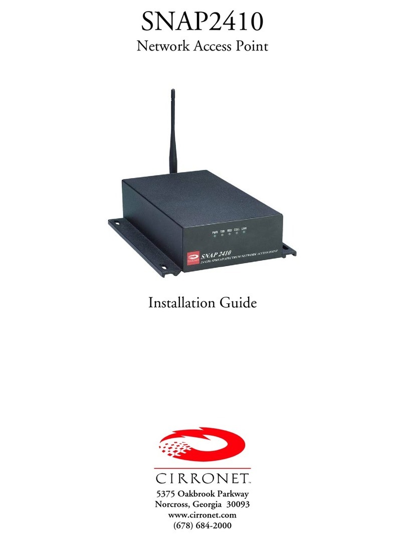 Cirronet SNAP2410 installation guide