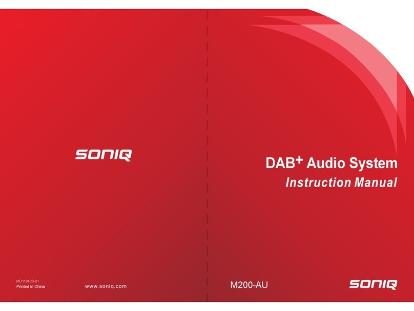 SONIQ M200-AU Insruction manual